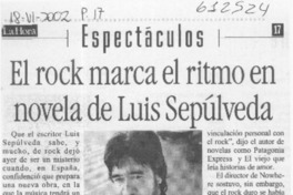 El rock marca el ritmo en novela de Luis Sepúlveda  [artículo]