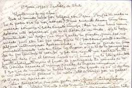 [Carta], 1930 jun. 19 Santiago, Chile <a> Vicente Huidobro, Paris, Francia