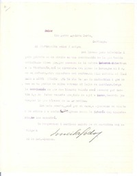 [Carta], 1920 sept. 20 Temuco, Chile <a> Pedro Aguirre Cerda, Chile