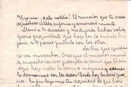 [Carta], 1933 ene. 11 Santa Rita, Chile <a> Vicente Huidobro, Santiago, Chile