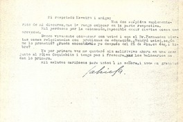 [Carta, 1913 o 1914], Coquimbito, Chile <a> Maximiliano Salas Marchán