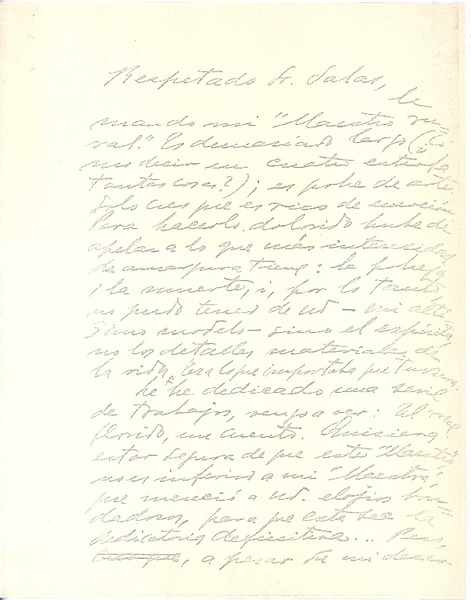 [Carta, 191-] Los Andes, Chile <a> Maximiliano Salas Marchán, Chile