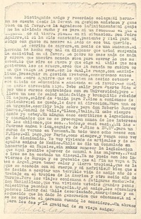 [Carta], 1932 nov. 1 Nápoles, Italia <a> Maximiliano Salas Marchán