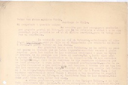 [Carta], 1923 ene. 1 San Angel, México <a> Pedro Aguirre Cerda, Chile