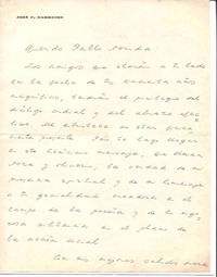 [Carta, 1954] jul. 10 Buenos Aires, Argentina [a] Pablo Neruda  [manuscrito] José P. Barreiro.