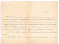 [Carta], 1914 mar. 2 Madrid, España <a> Rubén Darío