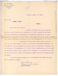 [Carta], 1912 ene. 6 Caracas, Venezuela <a> Rubén Darío