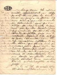 [Carta], 1896 jul. 9 Buenos Aires, Argentina <a> Rubén Darío