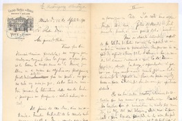 [Carta], 1905 ago. 12 Madrid, España <a> Rubén Darío