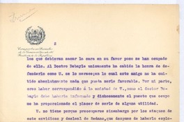 [Carta], c.1910 Bruselas, Bélgica <a> Rubén Darío