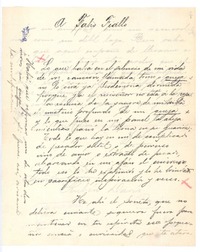 [Carta entre 1900 y 1916], España? <a> Rubén Darío