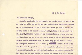 [Carta] 1923 mar. 2, Santiago, Chile [a] Augusto Winter