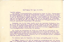 [Carta] 1923 may. 5, Santiago, Chile [a] Augusto Winter