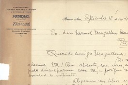 [Carta] 1914 sep. 10, Buenos Aires, Argentina [a] Manuel Magallanes Moure