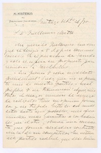 [Carta], 1875 oct. 26 Santiago, Chile <a> Guillermo Matta