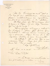 [Carta], 1916 ene. 10 Santiago, Chile <a> Pedro Prado