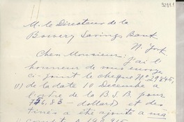 [Carta] 1932 dec. 10, Marsella, [Francia] [a] Lucila Godoy, Santurce, Puerto Rico
