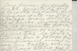 [Carta] 1949 dic. 31, Veracruz, México [a] Doris Dana, New York, Estados Unidos