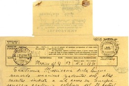 [Telegrama] 1951 abr. 16, México D.F. [a] G[abriela] Mistral