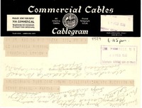 [Telegrama] 1946 feb. 4, Brasil [a] Gabriela Mistral, EmbaChile, London, [England]