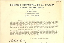 [Carta] 1953 [a] Gabriela Mistral