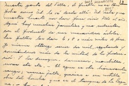 [Carta] [1945?], Vicuña, [Chile] [a] Gabriela Mistral