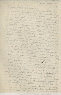 [Carta] 1946 mayo 23, Petrópolis, [Brasil] [a] Gabriela Mistral