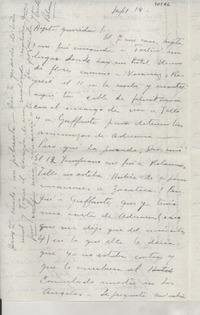 [Carta] 1946 sept. 14, México [a] Gabriela Mistral