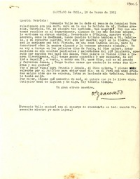 [Carta] 1951 mar. 16, Santiago [a] Gabriela Mistral