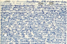 [Carta] [1933] dic. 25, Santurce, Puerto Rico [a] Gabriela Mistral