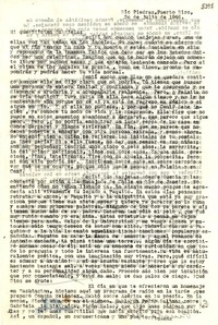 [Carta] 1946 jul. 20, Río Piedras, Puerto Rico [a] Gabriela Mistral