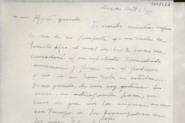 [Carta] 1951 sept. 6, México [a] Gabriela Mistral