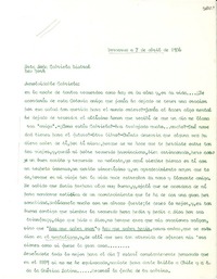 [Carta] 1956, abr. 7, Veracruz [a] Gabriela Mistral, New York