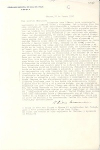 [Carta] 1952 ene. 22, Génova, [Italia] [a] Gabriela [Mistral]