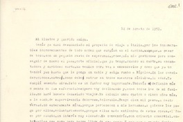[Carta] 1951 ago. 14, [Santiago] [a] Gabriela Mistral