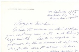[Carta], 1975 sep. 11 Buenos Aires, Argentina <a> María Luisa Bombal