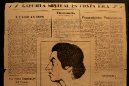Gabriela Mistral en Costa Rica