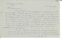 [Carta] 1946 ene. 26, Oxford, [Inglaterra] [a] Gabriela Mistral, París