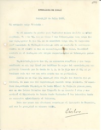 [Carta] 1933 jul. 16, Madrid [a] Gabriela Mistral