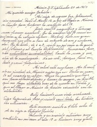 [Carta] 1950 sept. 20, México D.F. [a] Gabriela [Mistral]
