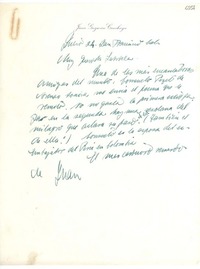 [Carta] 1947 jul. 24, San Francisco, California [a] Gabriela Mistral
