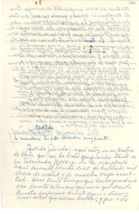 [Carta] 1952 feb. 8, Santiago, [Chile] [a] Gabriela [Mistral]