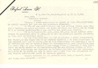 [Carta] 1949 ago. 11, Hda. Chiclín, Trujillo, Perú [a] Gabriela Mistral, Jalapa, [México]
