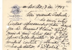 [Carta] 1943 dic. 8, Buenos Aires [a] Gabriela Mistral