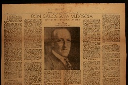 Don Carlos Silva Vildosola maestro del periodísmo chileno