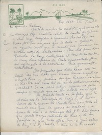 [Carta] [1944] , Box 2569, San Juan, Puerto Rico [a] Mi querida Palma [Guillén]