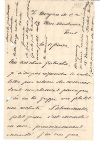 [Carta] 1932 feb. 1, París [a] Gabriela Mistral