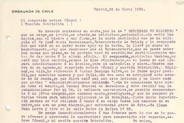 [Carta] 1934 mar. 22, Madrid, [España] [a] Gabrielita [Mistral]