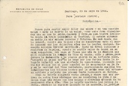 [Carta] 1929, Valladolid, [España] [a] Gabriela Mistral, Petrópolis, [Brasil]