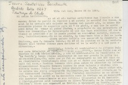 [Carta] 1954 ene. 26, Viña del Mar, [Chile] [a] [Gabriela Mistral]